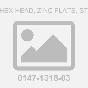 Screw M 8X 8;Hex Head, Zinc Plate, Stainless Steel